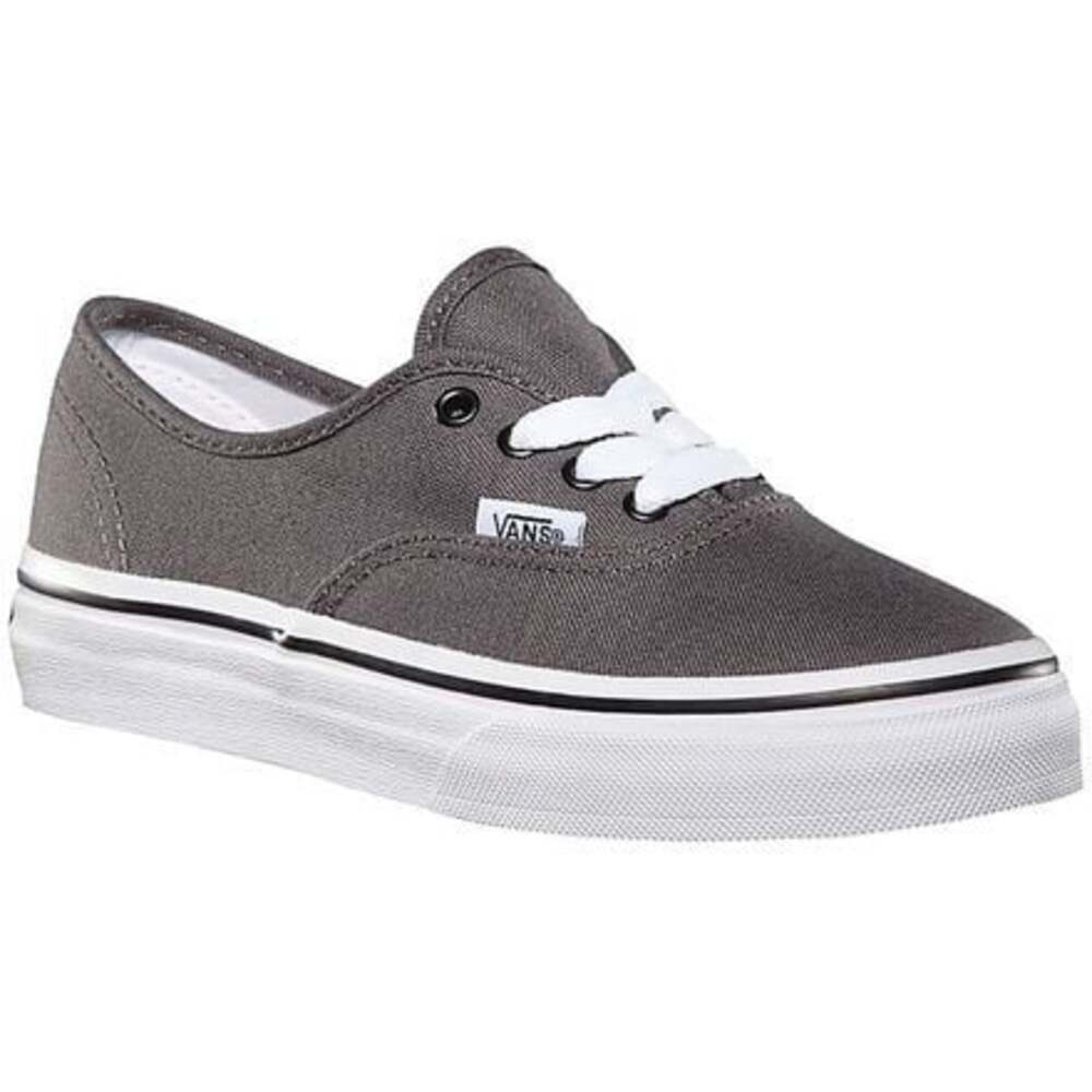 Vans Authentic Kids Size 12.5 Gray Canvas Sneakers